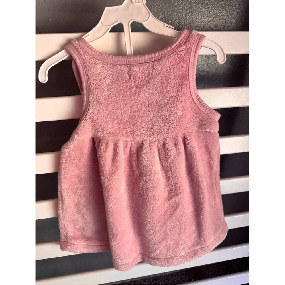 Pink Plush Bunny Dress for Girls - Picture 4 of 4